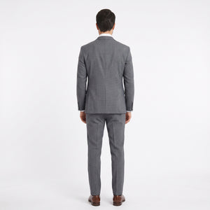 D'S Damat Wool Blend 3-Piece Suit with Vest Formal Men's Suit