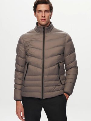 TWN Men's Slim Fit 100% Polyester Casual Jacket