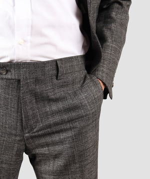 D'S Damat Grey Slim Fit Suit-D'S DAMAT ONLINE