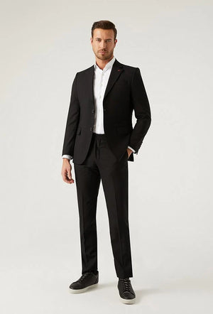 D'S Damat Men's Slim Fit Stretch Formal Suit