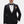 Twn Slim Fit Black Crepe Pattern Tuxedo Suit