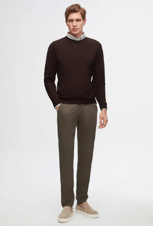 Ds Damat Regular Fit Plain Knitted Wool Knitwear Sweater