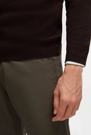 Ds Damat Regular Fit Plain Knitted Wool Knitwear Sweater