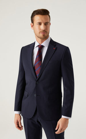 DS Damat Classic Fit Wool Suit – 86% Pure Wool Premium Formal Men’s Suit