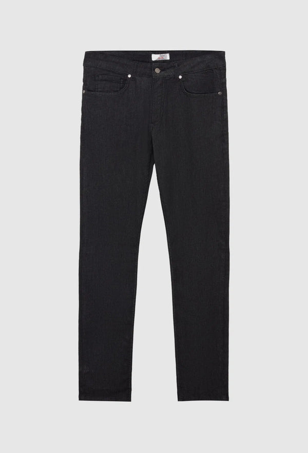 Ds Damat Slim Fit Black Denim Trousers