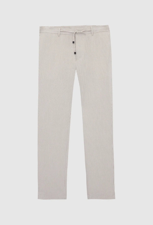 Twn Slim Fit Mink Seersucker Suit