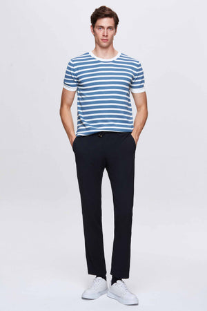 Ds Damat Slim Fit Indigo T-Shirt