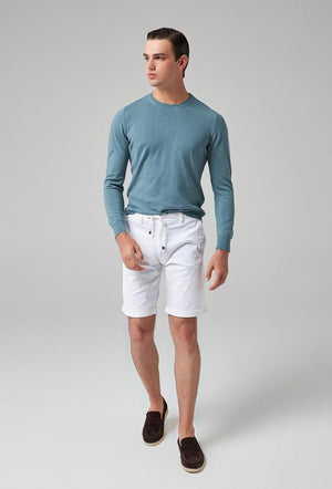 Ds Damat Slim Fit Blue Knitwear-D'S DAMAT ONLINE