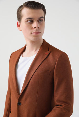 TWN Jacket Slim Fit Camel-D'S DAMAT ONLINE