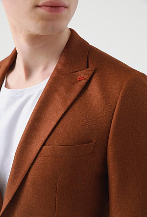 TWN Jacket Slim Fit Camel-D'S DAMAT ONLINE