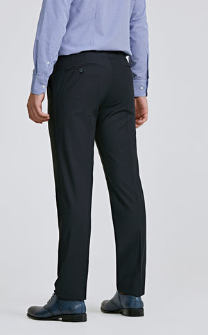 Ds Damat Slim Fit Trouser Navy Blue-D'S DAMAT ONLINE