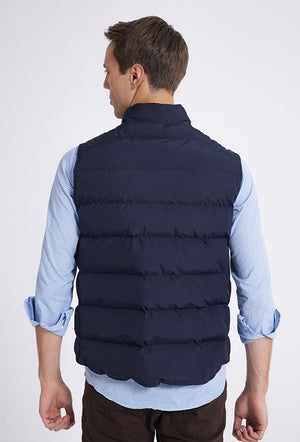 Twn Slim Fit Navy Blue Straight Vest Coat-D'S DAMAT ONLINE