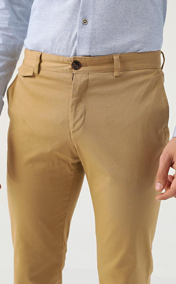 TWN Camel Chino Pants-D'S DAMAT ONLINE
