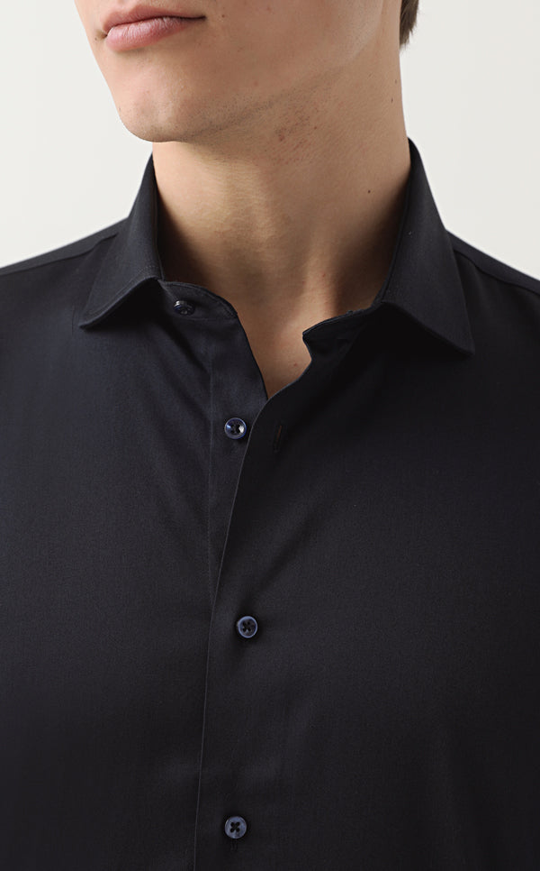 Ds Damat Shirt Slim Fit Navy Blue-D'S DAMAT ONLINE