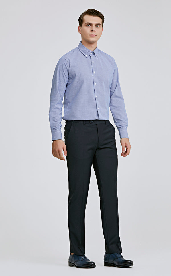 Ds Damat Slim Fit Trouser Navy Blue-D'S DAMAT ONLINE