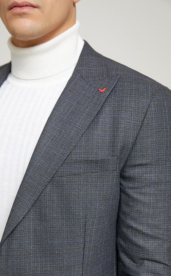 Ds Damat Slim Fit Grey Suit-D'S DAMAT ONLINE