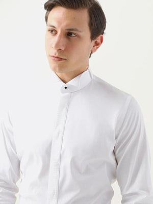 Ds Damat Ceremony Shirt Slim Fit White-D'S DAMAT ONLINE
