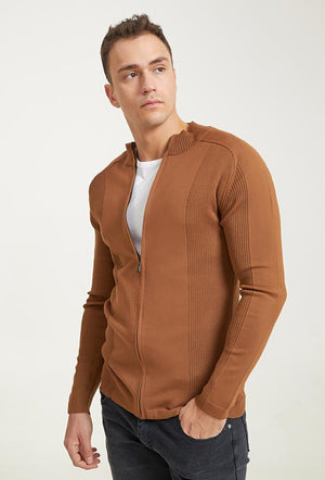 TWN Slim Fit Cinnamon Triko Cardigan-D'S DAMAT ONLINE