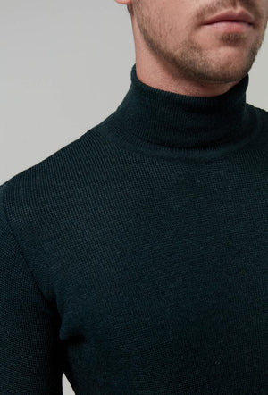 Ds Damat Regular Fit Knitted Sweater Green-D'S DAMAT ONLINE