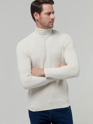 Ds Damat Regular Fit Knitted Sweater White-D'S DAMAT ONLINE