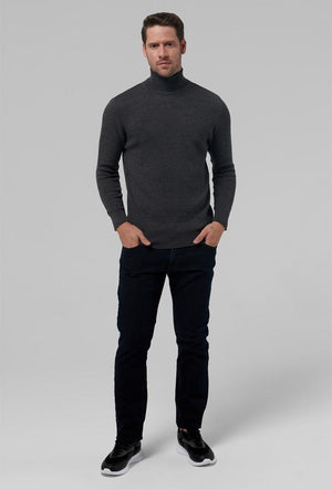 Ds Damat Regular Fit Knitted Sweater Grey-D'S DAMAT ONLINE