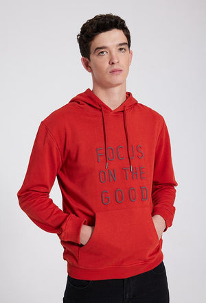 Ds Damat Slim Fit Red Sweatshirt-D'S DAMAT ONLINE