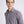 Ds Damat Slim Fit Gray Striped Shirt-D'S DAMAT ONLINE